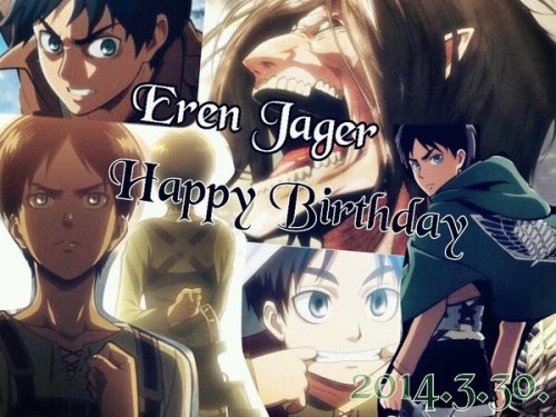 Attack on Titan’s Eren gets some birthday love from his fans