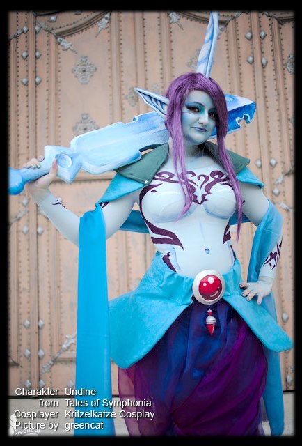 Kritzelkatze Cosplay as Undine from Tales