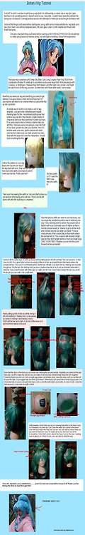 Botan Wig Tutorial (includes: stubbing, foam core shapes and…