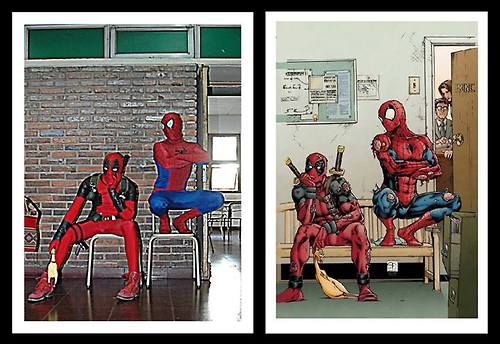 Spidermna & Deadpool Spiderman :Iebo Vox :  …