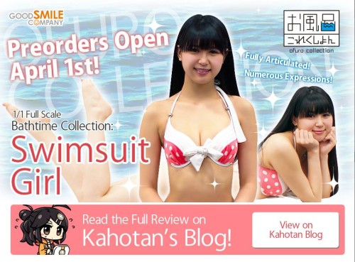 [New Figure] Good Smile Company shows off their 1/1 Scale Bath Time Collection: Swimsuit Girl