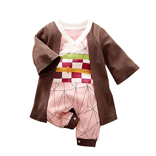 RELABTABY Cute Baby Boy Girl Romper Newborn Anime Onesie Toddler Halloween Cosplay Jumpsuit Outfit clothes